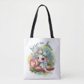 Birthstone June Pearl Dragon Tas (Voorkant)