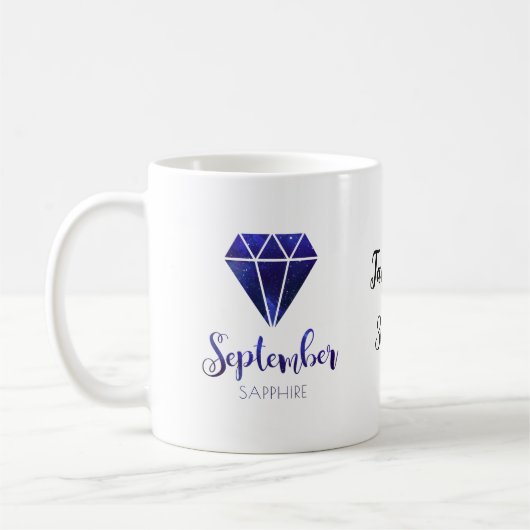Birthstone mok september sapphire (Links)