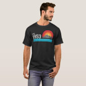 Birthyear 1953 retro and vintage designed t-shirt (Voorkant volledig)