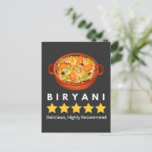 biryani lover T-Shirt Briefkaart (Staand voorkant)