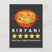biryani lover T-Shirt Briefkaart (Voorkant)