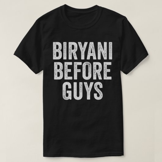 Biryani Voor Mannen T-shirt (Design voorkant)
