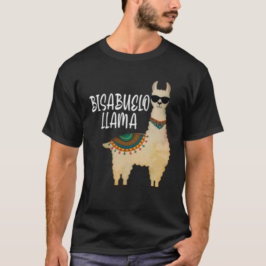 Bisabuelo Llama Spaanse overgrootvader Llama T-shirt (Voorkant)