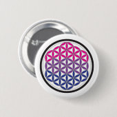 bisacrale geometrie ronde button 5,7 cm (Voorkant /achterkant)
