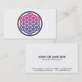 bisacrale geometrie visitekaartje (Voorkant / Achterkant)