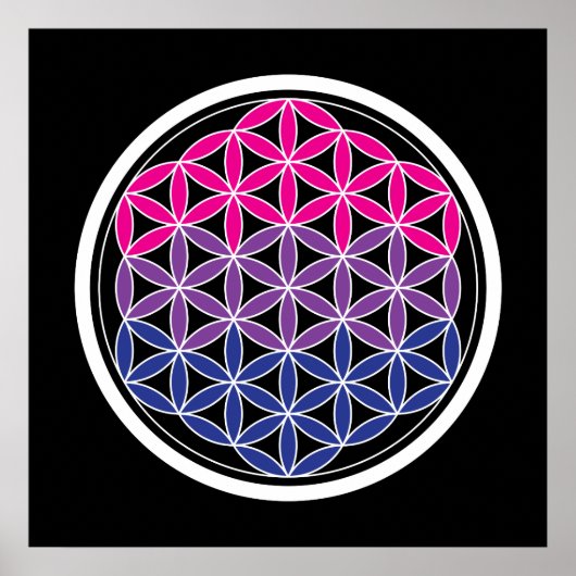 biSacred geometrie Poster (Voorkant)