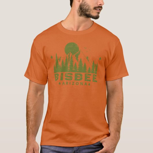 Bisbee Arizona Bergzicht T-shirt (Voorkant)