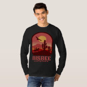 Bisbee Arizona Cacti and Sunset T-shirt (Voorkant volledig)