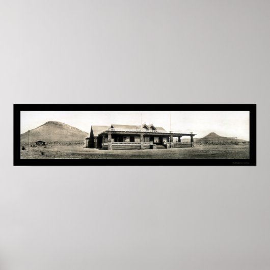 Bisbee AZ Country Club Foto 1909 Poster (Voorkant)
