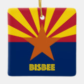 Bisbee AZ Keramisch Ornament (Voorkant)