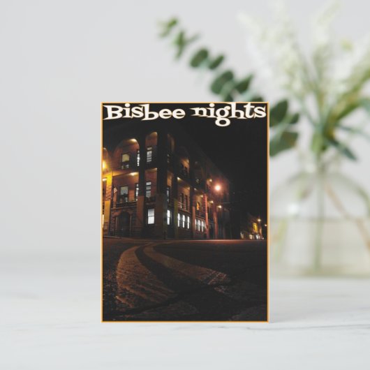 Bisbee Nights Briefkaart (Staand voorkant)