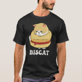 BisCat The Perfect Mix of Feline Charm and Biscuit T-shirt (Voorkant)