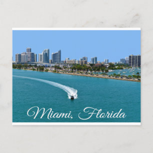 Biscayne Bay Miami Beach Florida Briefkaart
