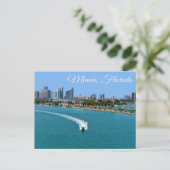 Biscayne Bay Miami Beach Florida Briefkaart (Staand voorkant)