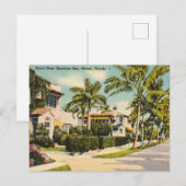  Biscayne Bay, Miami, Florida Briefkaart (Voorkant / Achterkant)