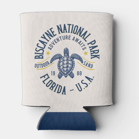 Biscayne Lagoon Reserve Florida Blikjeskoeler (Achterkant)