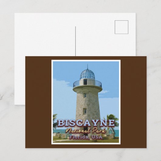 BISCAYNE NATIONAAL PARK - FLORIDA USA - BOCA CHITA BRIEFKAART (Voorkant / Achterkant)