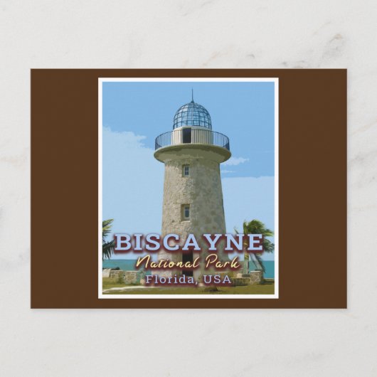 BISCAYNE NATIONAAL PARK - FLORIDA USA - BOCA CHITA BRIEFKAART (Voorkant)