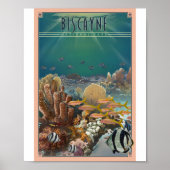 Biscayne Nationaal Park Litho Kunstwerk Poster (Voorkant)