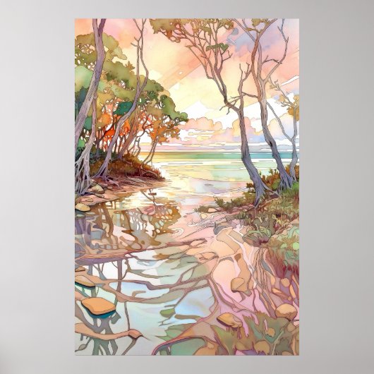 Biscayne National Park Art Poster (Voorkant)