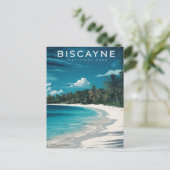 Biscayne National Park Beach Briefkaart (Staand voorkant)