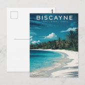 Biscayne National Park Beach Briefkaart (Voorkant / Achterkant)