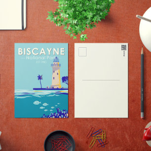 Biscayne National Park Boca Chita Key Vintage Briefkaart