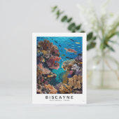 Biscayne National Park Coral Briefkaart (Staand voorkant)