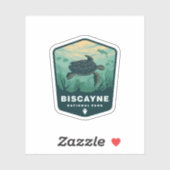 Biscayne National Park Florida | Afgesneden Sticke Sticker (Vel)