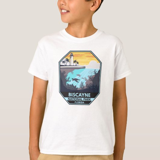 Biscayne National Park Florida Emblem T-shirt (Voorkant)