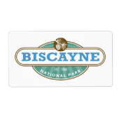 Biscayne National Park Florida Etiket (Voorkant)