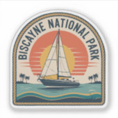 Biscayne National Park Florida Keys Avontuur Sticker (Voorkant)