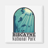 Biscayne National Park Florida Underwater Maritime Magneet (Voorkant)