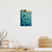 Biscayne National Park Florida Underwater Maritime Poster (Keuken)