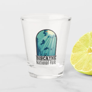 Biscayne National Park Florida Underwater Maritime Shot Glas