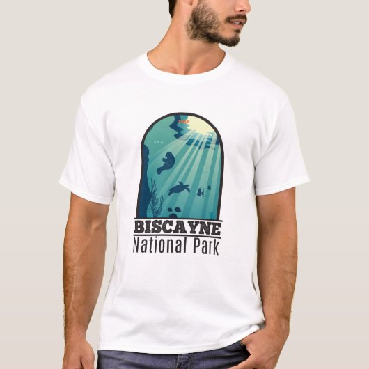 Biscayne National Park Florida Underwater Maritime T-shirt (Voorkant)