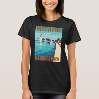 Biscayne National Park Miami Poster Design T-shirt