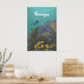 Biscayne National Park Reisposter Poster (Keuken)
