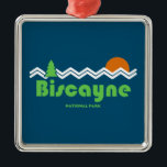 Biscayne National Park Retro Metalen Ornament<br><div class="desc">Het nationale park van Biscayne in Florida is zichtbaar voor Miami en beschermt een zeldzame combinatie van aquamarinewateren,  emerald-eilanden en door vissen bejuwelde koraalriffen.</div>