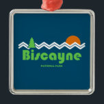 Biscayne National Park Retro Metalen Ornament<br><div class="desc">Het nationale park van Biscayne in Florida is zichtbaar voor Miami en beschermt een zeldzame combinatie van aquamarinewateren,  emerald-eilanden en door vissen bejuwelde koraalriffen.</div>