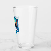 Biscayne National Park Turtle Illustratie Retro Glas (Links)