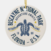 Biscayne Nature Reserve Florida Keramisch Ornament (Voorkant)