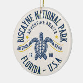 Biscayne Nature Reserve Florida Keramisch Ornament (Links)