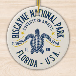 Biscayne Nature Reserve Florida Keramisch Ornament