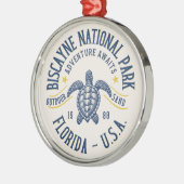 Biscayne Nature Reserve Florida Metalen Ornament (Links)