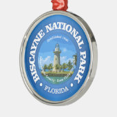 Biscayne NP (rd)2 Metalen Ornament (Links)