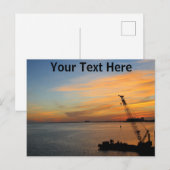  Biscayne, zonnebrand in Florida briefkaart (Voorkant / Achterkant)
