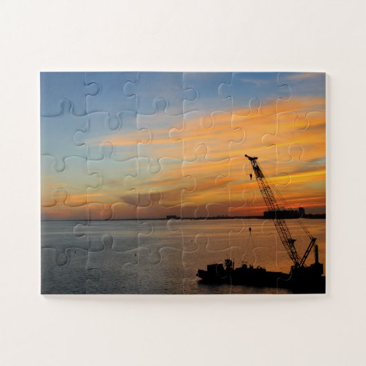 Biscayne zonsondergang 30-pc legpuzzel (Horizontaal)