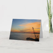 Biscayne zonsondergang kaart (Voorkant)
