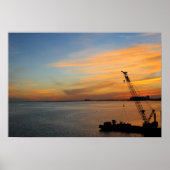 Biscayne zonsondergang poster (Voorkant)